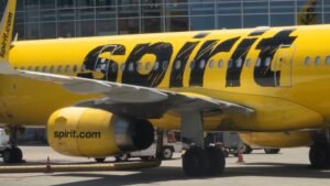 MIRAR: Los pasajeros luchan después del cierre de las contraventanas de Spirit Airlines