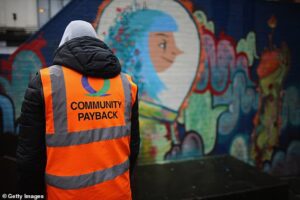 Miles de delincuentes que sustituyen el servicio comunitario, como recoger basura, son abandonados o simplemente se niegan a aceptar trabajos no remunerados.