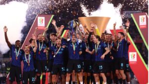 Venció a la Lazio 2-0 en la final de la Coppa Italia 2025/26