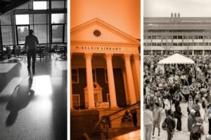 Los cierres de universidades contribuyeron a los recortes profundos en abril