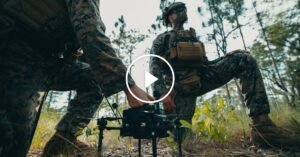 Marines estadounidenses toman un curso intensivo sobre guerra con drones