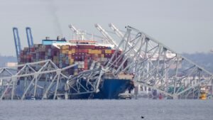 2 empresas extranjeras y supervisor identificados en el accidente del puente de Baltimore en 2024