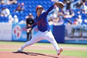 Jonah Tong lanzó seis entradas de un hit para los Mets en Triple-A.