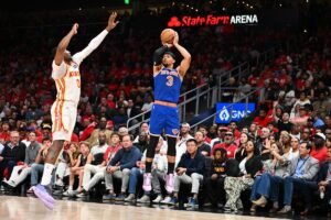 Josh Hart de los Knicks da la bienvenida a repetir el desafío de los triples del 76