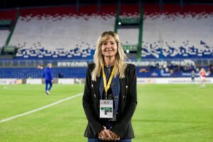 Chris Gambare y Camilla Orlando celebran el título Sudamericano U17