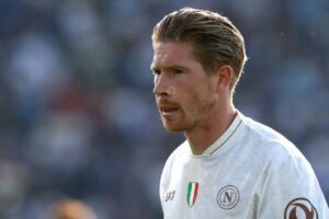 Informe De Bruyne fuera del choque de esta noche entre Napoli y Bolonia