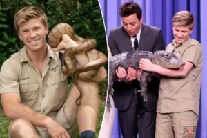 El ganador de ‘DWTS’, Robert Irwin, es ‘muerto rodado’ por un cocodrilo de 14 pies que lleva el nombre de Jimmy Fallon