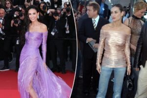 Demi Moore redescubre su look en la alfombra roja de 2003 en el Festival de Cine de Cannes 2026