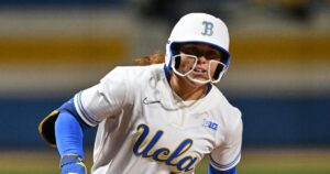 Megan Grant, estudiante de último año de UCLA, está empatada en el récord de jonrones de softbol de la NCAA