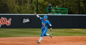 Megan Grant, estudiante de último año de UCLA, rompió el récord de jonrones de la NCAA, pero los Bruins perdieron