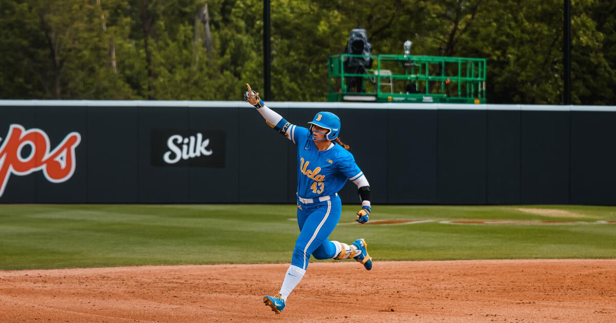 Megan Grant, estudiante de último año de UCLA, rompió el récord de jonrones de la NCAA, pero los Bruins perdieron