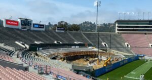 Dentro de la mejora de 30 millones de dólares del Rose Bowl para el fútbol de UCLA