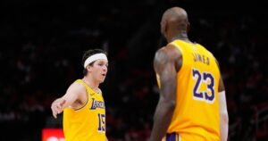 El liderazgo de LeBron James brilló en el partido decisivo de la serie de los Lakers