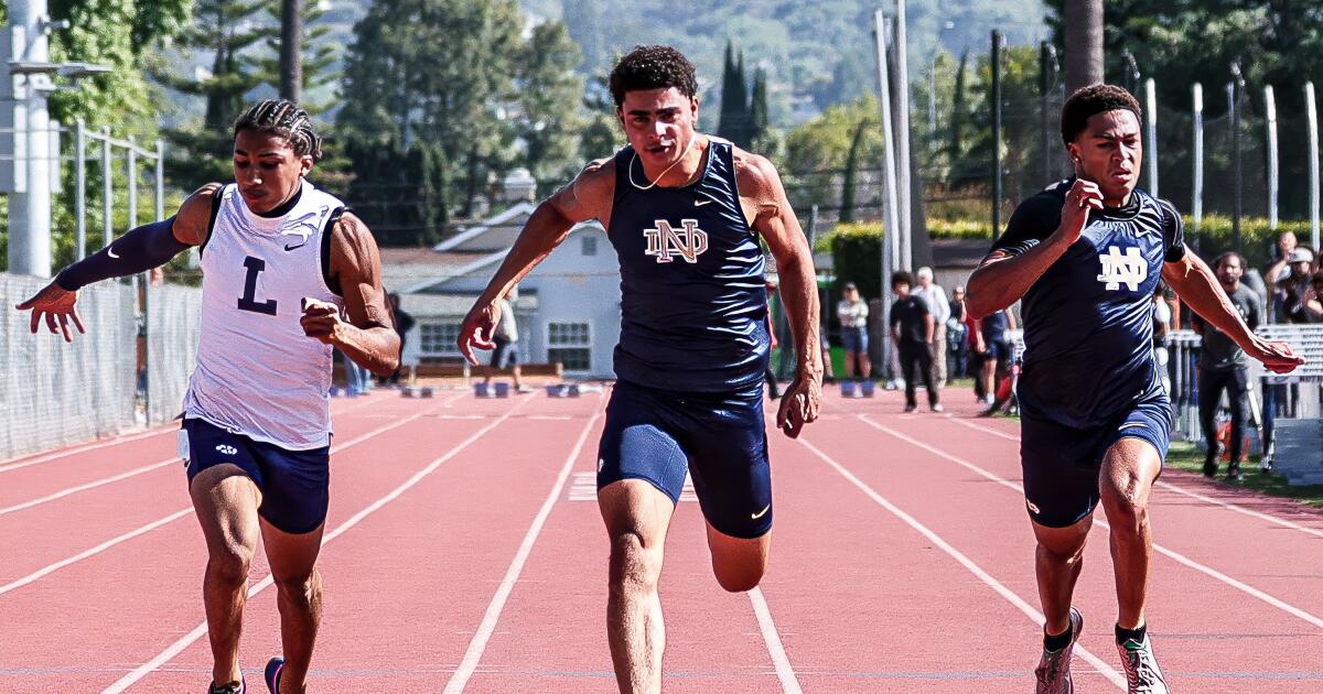 Zion Phelps de Loyola demostró que es el más rápido en la Mission League