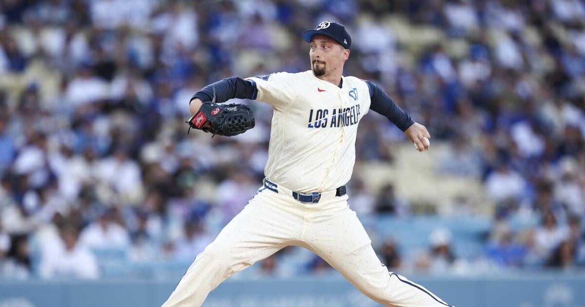Blake Snell no recibió ayuda de la ofensiva de los Dodgers para vencer a los Bravos