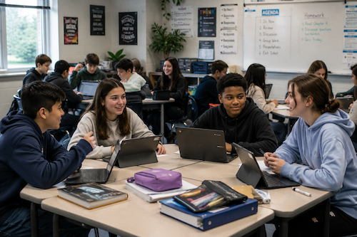 El aumento de la agencia de los estudiantes fortalece y permite una mentalidad de crecimiento y apoya la transferencia del conocimiento del aula a habilidades del mundo real.